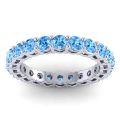Swiss Blue Topaz Band