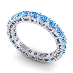 Swiss Blue Topaz Band