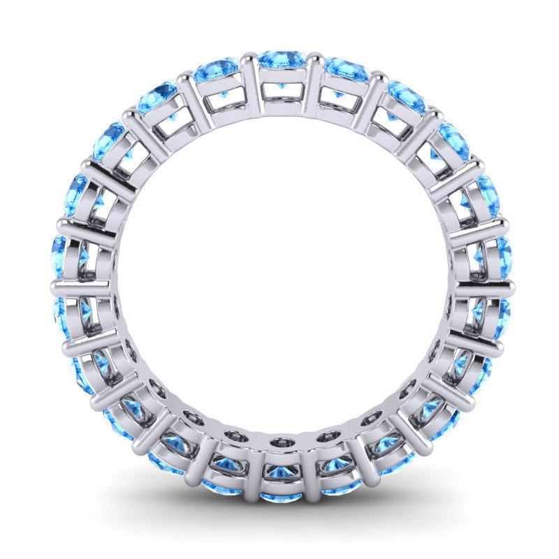 Swiss Blue Topaz Band