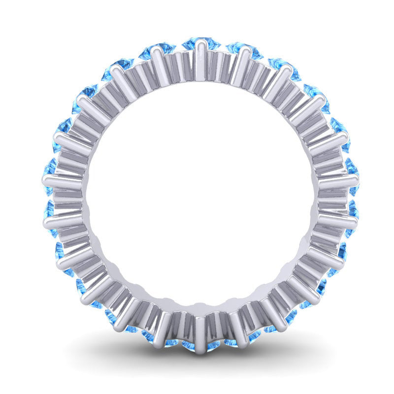 Swiss Blue Topaz Band