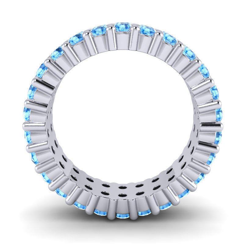Swiss Blue Topaz Band