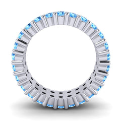 Swiss Blue Topaz Band
