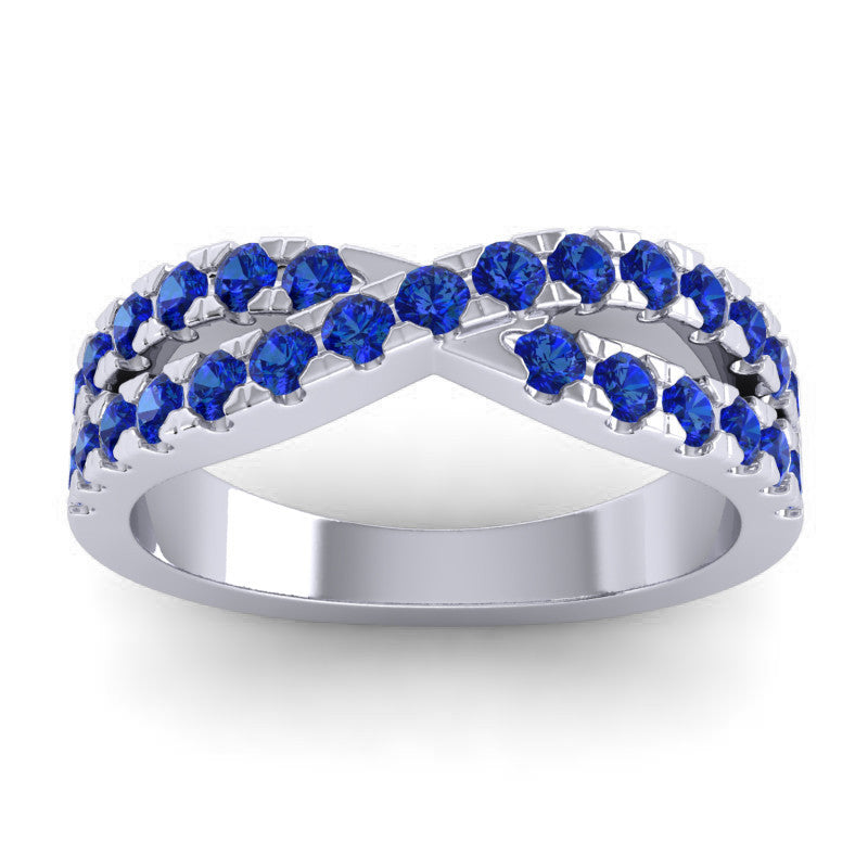 Blue Sapphire Band
