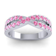 Pink Tourmaline Band