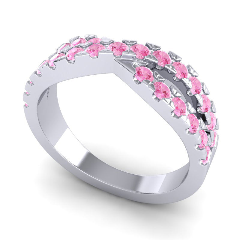 Pink Tourmaline Band