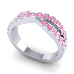 Pink Tourmaline Band