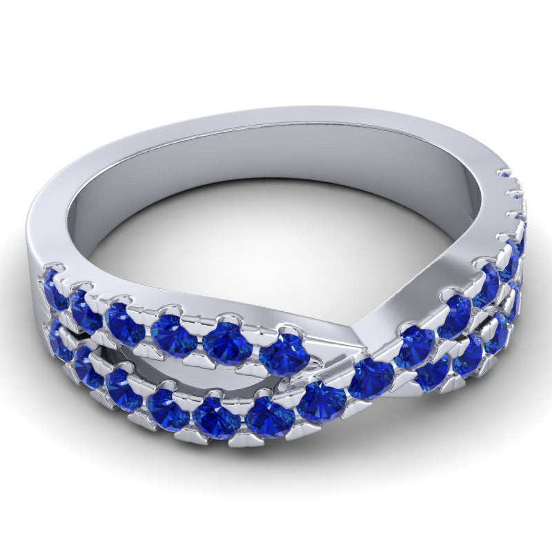 Blue Sapphire Band