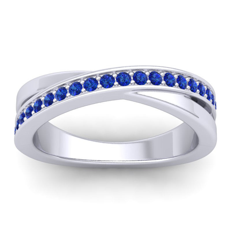 Blue Sapphire Band