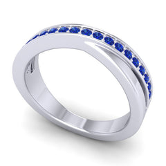 Blue Sapphire Band