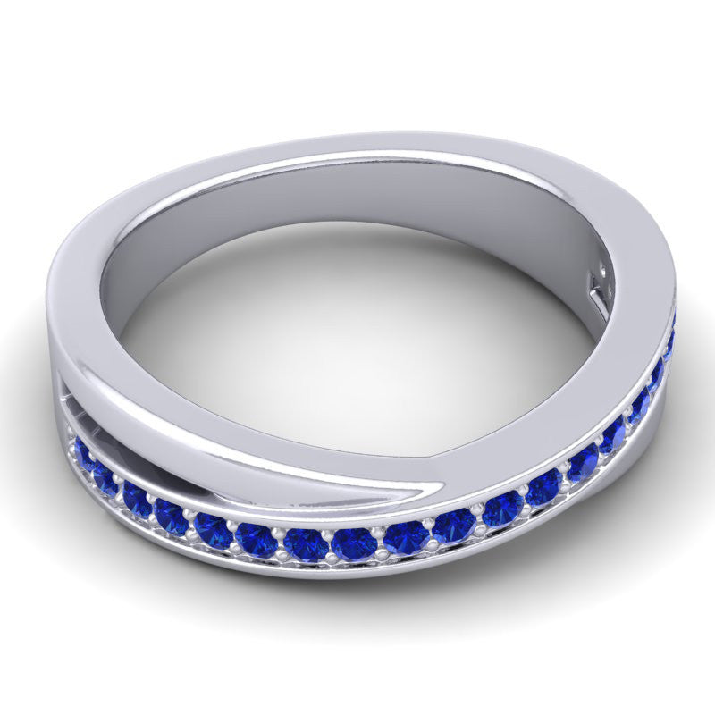 Blue Sapphire Band