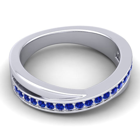 Blue Sapphire Band
