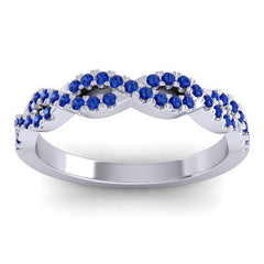 Blue Sapphire Band