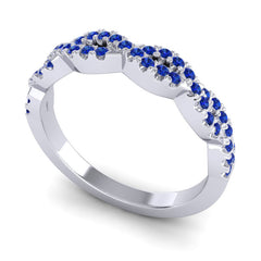 Blue Sapphire Band