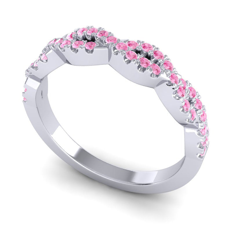 Pink Tourmaline Band