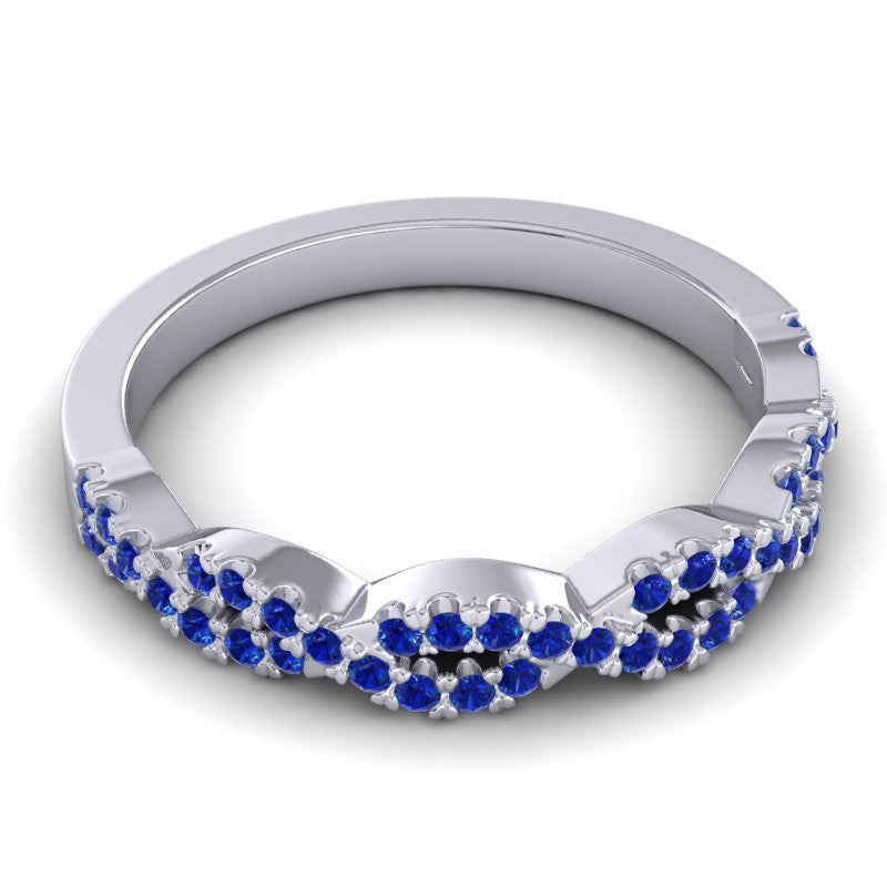 Blue Sapphire Band
