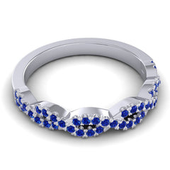 Blue Sapphire Band