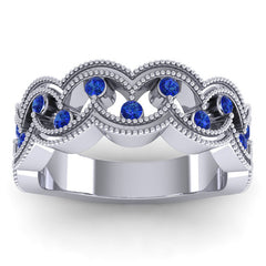 Blue Sapphire Band