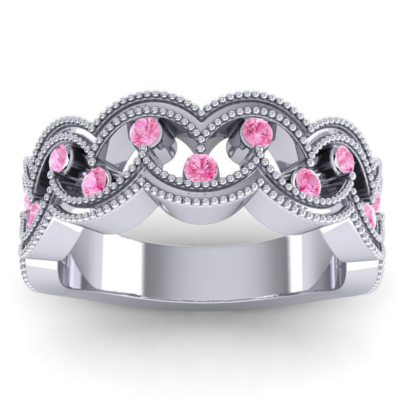 Pink Tourmaline Band