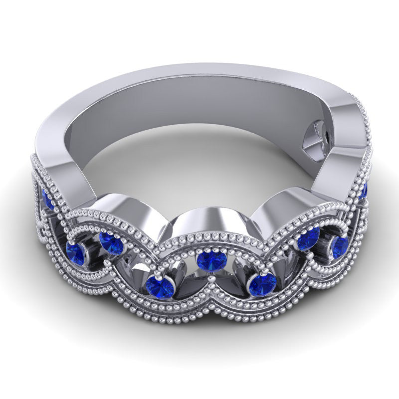 Blue Sapphire Band