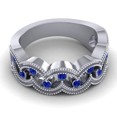 Blue Sapphire Band