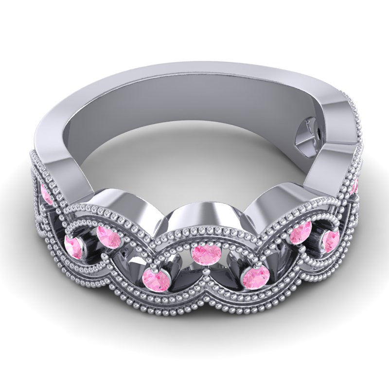 Pink Tourmaline Band