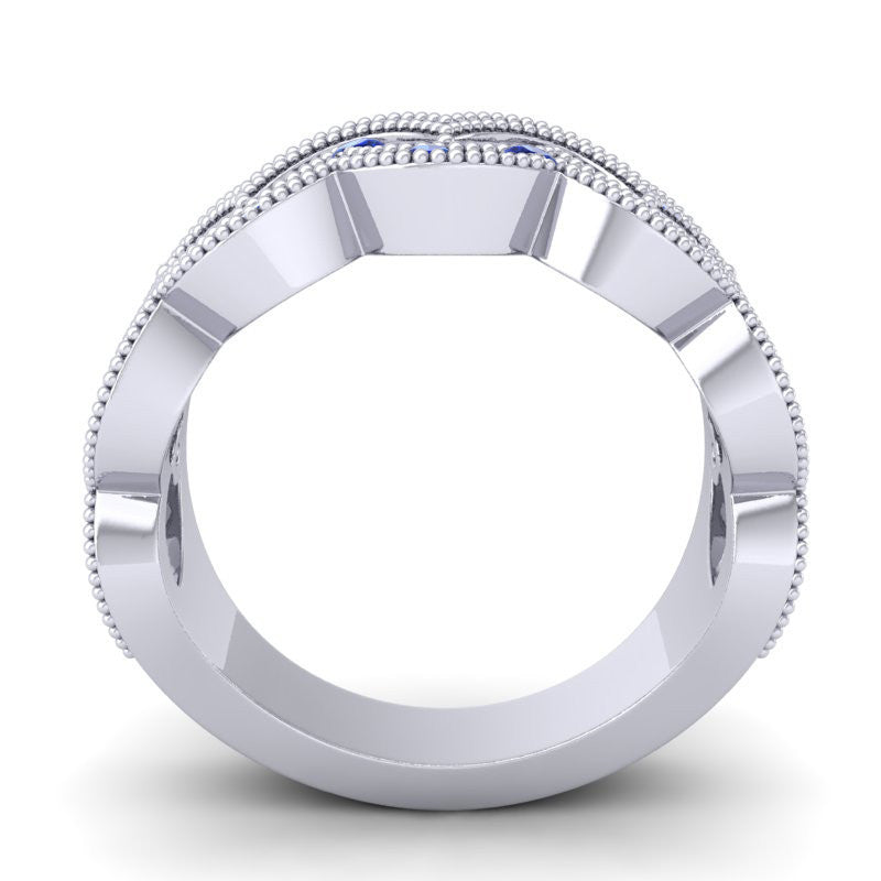 Blue Sapphire Band