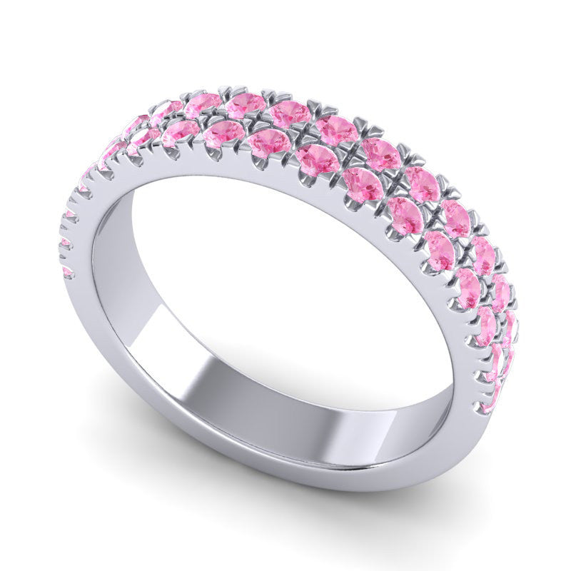 Pink Tourmaline Band