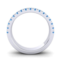 Swiss Blue Topaz Band