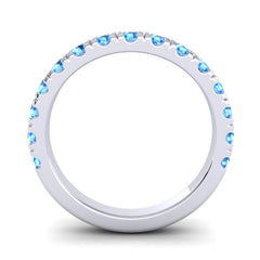 Swiss Blue Topaz Band