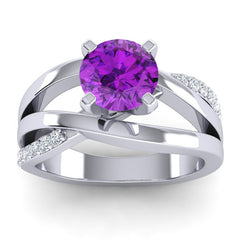 Amethyst and Diamond