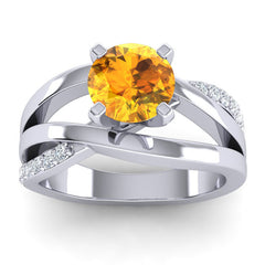 Citrine and Diamond