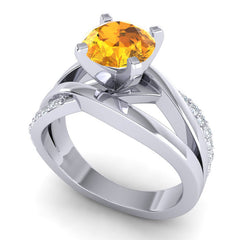 Citrine and Diamond