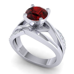 Garnet and Diamond