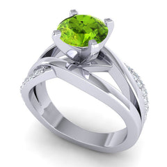 Peridot and Diamond