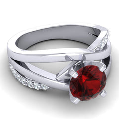 Garnet and Diamond