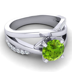 Peridot and Diamond