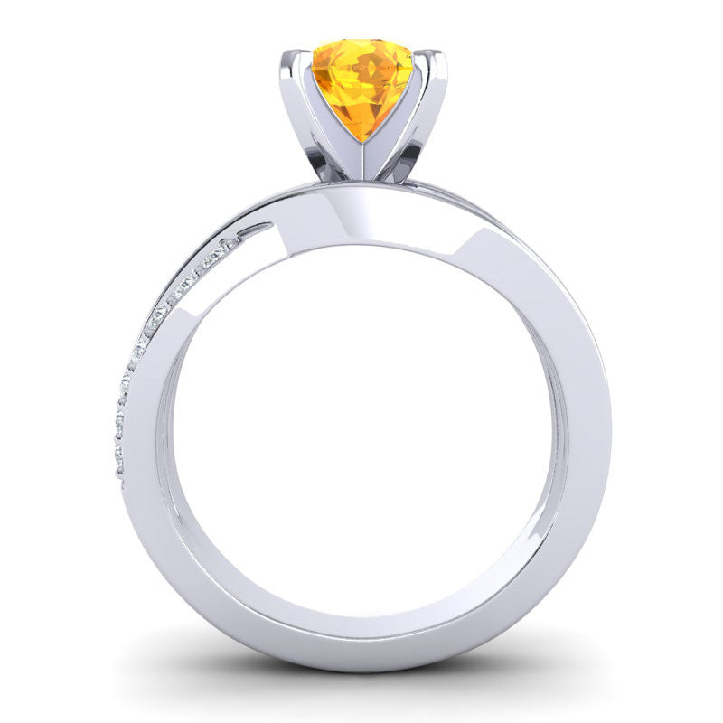 Citrine and Diamond