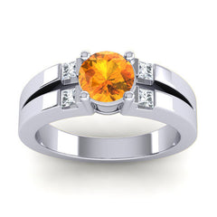 Citrine and Diamond