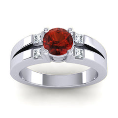 Garnet and Diamond