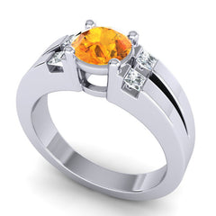 Citrine and Diamond