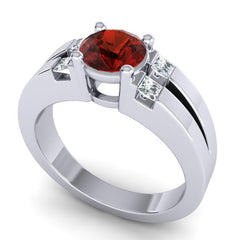 Garnet and Diamond