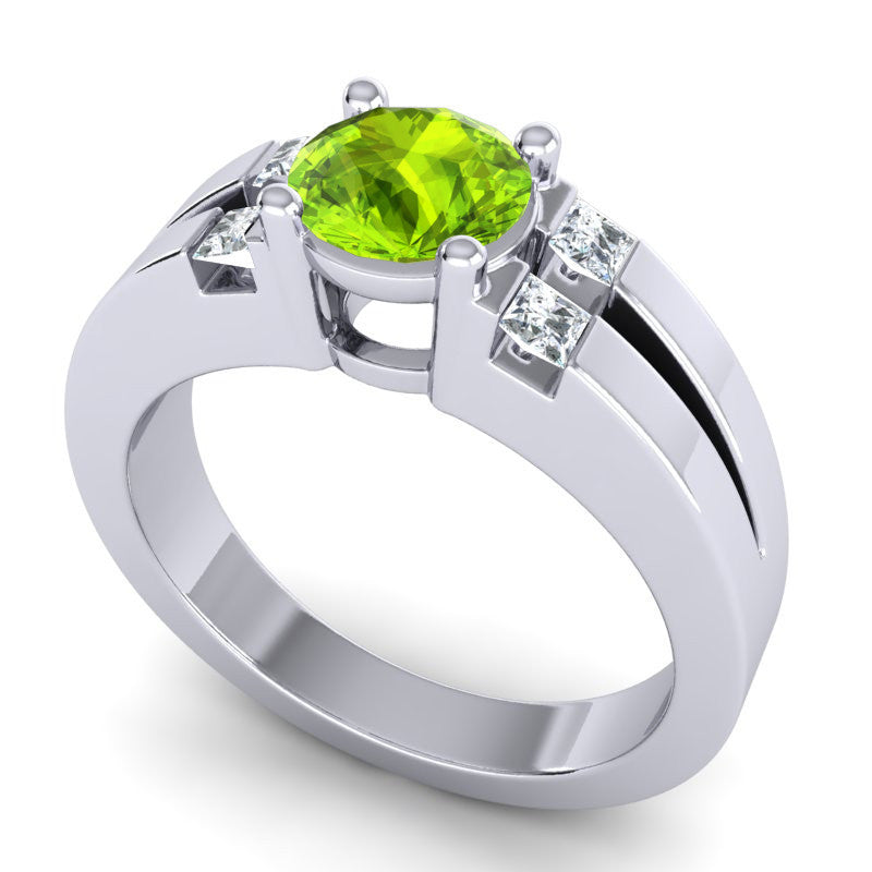 Peridot and Diamond