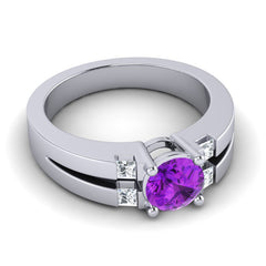 Amethyst and Diamond
