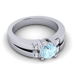 Aquamarine and Diamond