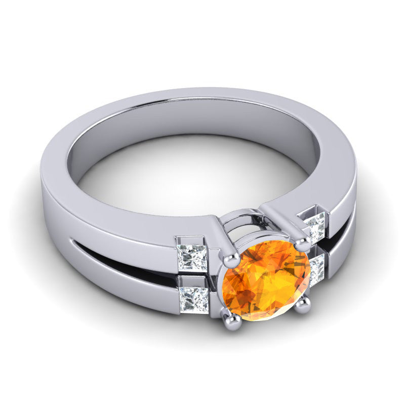 Citrine and Diamond