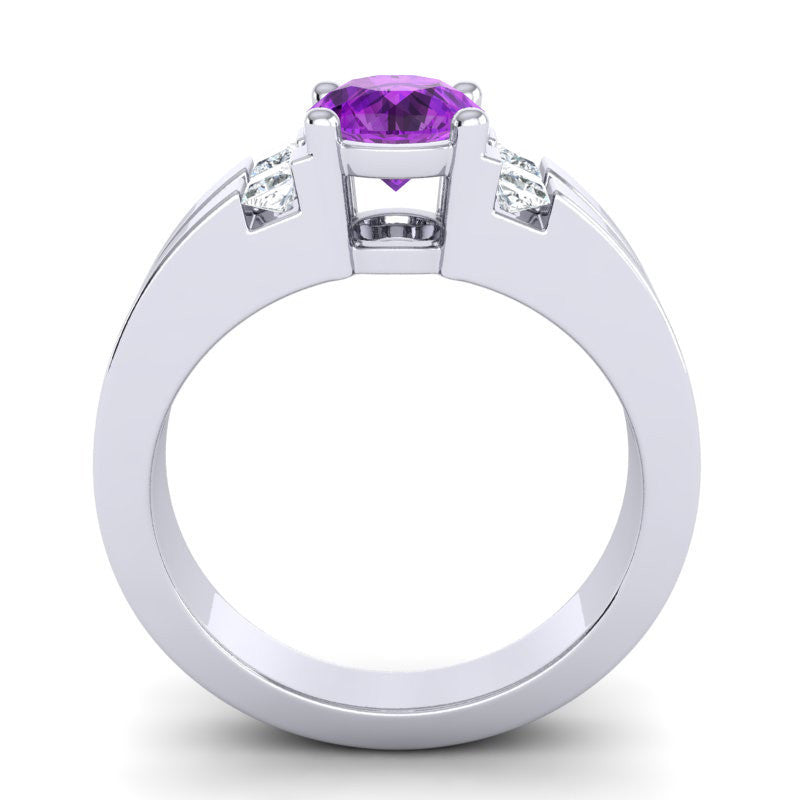 Amethyst and Diamond