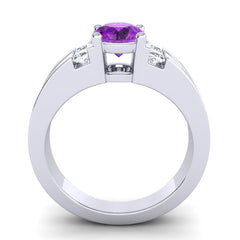 Amethyst and Diamond