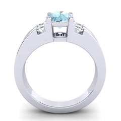 Aquamarine and Diamond