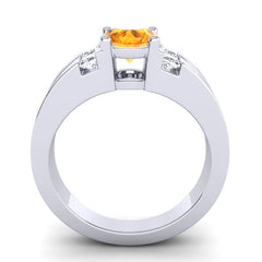 Citrine and Diamond