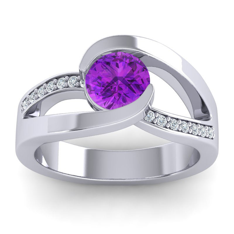 Amethyst and Diamond
